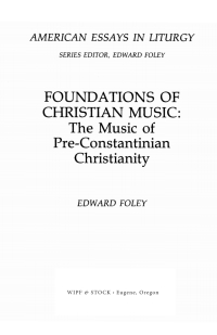Cover image: Foundations of Christian Music 9781725280977