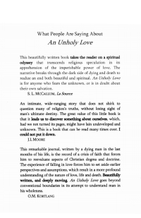 Cover image: An Unholy Love 9781725281998