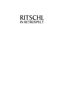 Cover image: Ritschl in Retrospect 9781725284616