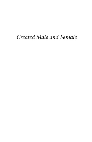 Cover image: Created Male and Female 9781725284647