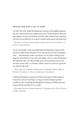 Cover image: Why Call It God? 9781725284937