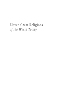 Imagen de portada: Eleven Great Religions of the World Today 9781725285057