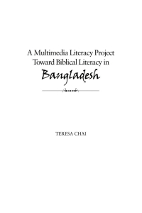 Imagen de portada: A Multimedia Literacy Project Toward Biblical Literacy in Bangladesh 9781725286153