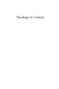 صورة الغلاف: Theology in Context 9781532633973
