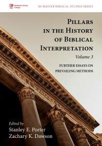 Imagen de portada: Pillars in the History of Biblical Interpretation, Volume 3 9781725287044