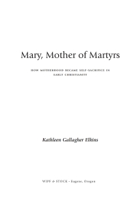 Cover image: Mary, Mother of Martyrs 9781725288461