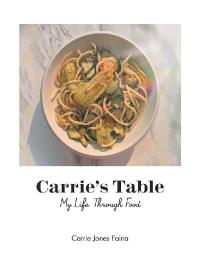 Cover image: Carrie’s Table 9781728311937