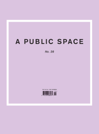 Imagen de portada: A Public Space No. 28 9780998267524