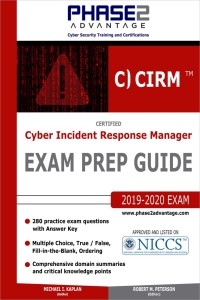 Imagen de portada: Certified Cyber Incident Response Manager: Exam Prep Guide 1st edition 9781734064049