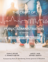 Imagen de portada: The Craft of Public Administration, 12th edition 11th edition 9781735502328