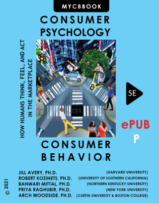 Cover image: CB5e—Consumer Psychology/Consumer Behavior AVERY (ePub-p) 5th edition 9781735983905