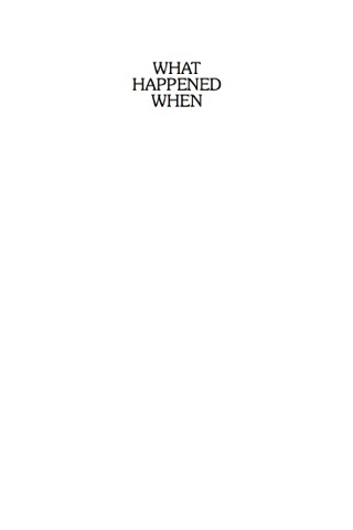 Cover image: What Happened When 3rd edition 9781865084268
