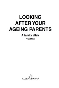 Cover image: Looking after your ageing parents 9781741144079