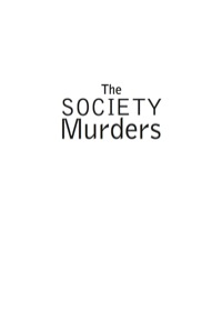 Cover image: The Society Murders 9781741141207