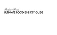 Cover image: Professor Trim's Ultimate Food Energy Guide 9781741140194