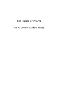 Cover image: For Richer or Poorer 9781741142884