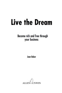 Cover image: Live the Dream 9781741148077