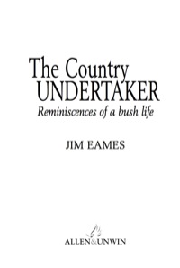 Omslagafbeelding: The Country Undertaker 9781741145809
