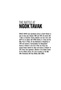 Cover image: The Battle at Ngok Tavak 9781741750645