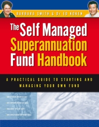Imagen de portada: Self Managed Superannuation Fund Handbook 1st edition 9780731404926