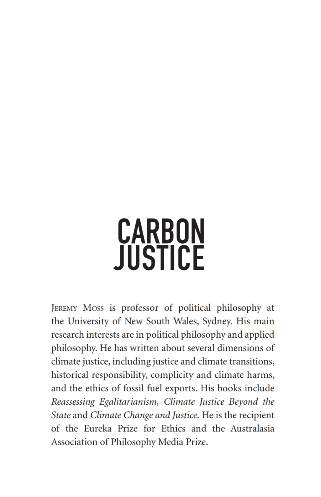Carbon Justice The scandal of Australia’s biggest contribution to climate change
