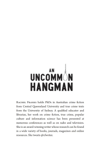 Cover image: An Uncommon Hangman 9781742237343