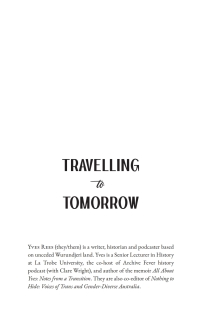 Imagen de portada: Travelling to Tomorrow 9781742238135