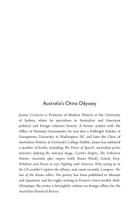 Imagen de portada: Australia's China Odyssey 9781742237152