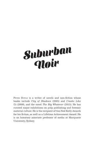 Imagen de portada: Suburban Noir 9781742237695