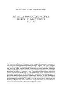 Cover image: Documents on Australian Foreign Policy 9781742237176