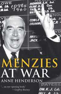 Imagen de portada: Menzies at War 9781742233796