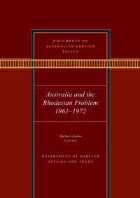 Imagen de portada: Documents on Australian Foreign Policy 1st edition 9781742235363