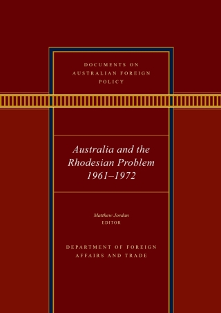 Imagen de portada: Documents on Australian Foreign Policy 1st edition 9781742235363