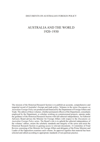 Imagen de portada: Documents on Australian Foreign Policy 9781742236414