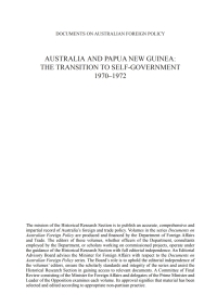 Cover image: Documents on Australian Foreign Policy 9781742249681