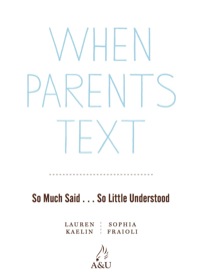 Cover image: When Parents Text 9781742378688