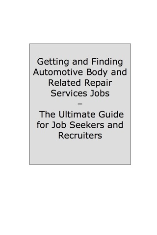 Cover image: How to Land a Top-Paying Automotive Body and Related Repair Services Job: Your Complete Guide to Opportunities, Resumes and Cover Letters, Interviews, Salaries, Promotions, What to Expect From Recruiters and More! 9781742445915