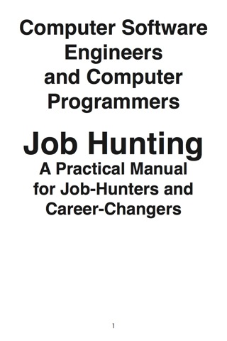 Cover image: Computer Software Engineers and Computer Programmers: Job Hunting - A Practical Manual for Job-Hunters and Career Changers 9781742449029