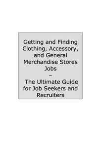 Cover image: The Truth About Retail Jobs - How to Job-Hunt and Career-Change for Retail Jobs - The Facts You Should Know 9781742441566