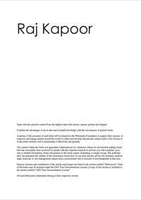 صورة الغلاف: The Raj Kapoor Handbook - Everything you need to know about Raj Kapoor 9781743040706