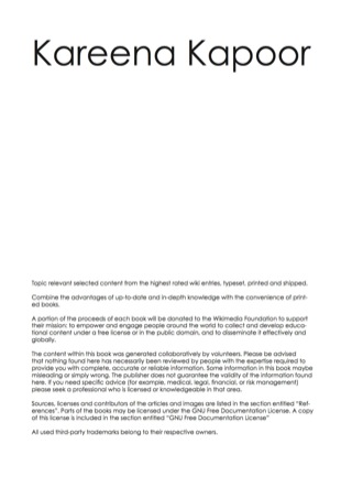 Imagen de portada: The Kareena Kapoor Handbook - Everything you need to know about Kareena Kapoor 9781743040683