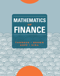 表紙画像: EBOOK Mathematics of Finance 1st edition 9781743072738