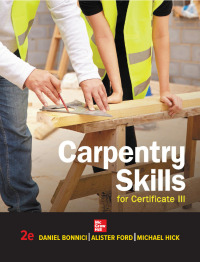 Cover image: EBOOK Carpentry Skills for Certificate III 2nd edition 9781743767719