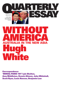 Cover image: Quarterly Essay 68 Without America 9781863959636