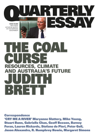 Omslagafbeelding: Quarterly Essay 78 The Coal Curse 9781760642297