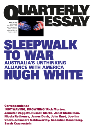 Imagen de portada: Sleepwalk to War: Quarterly Essay 86 9781760643553