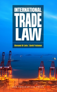 Cover image: International Trade Law 1st edition 9781760021740
