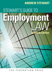 Titelbild: Stewart's Guide to Employment Law 7th edition 9781760023157