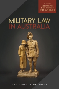 Titelbild: Military Law in Australia 1st edition 9781760022105