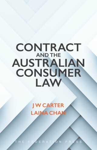 Cover image: Contract and the Australian Consumer Law 1st edition 9781760022013